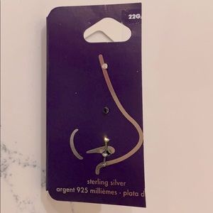 Sterling Silver Nose Ring Set